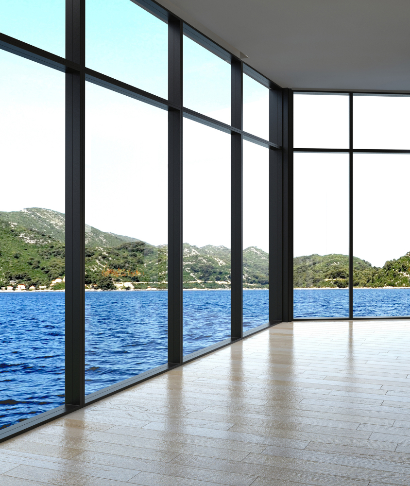 paredes de vidro em Bauru